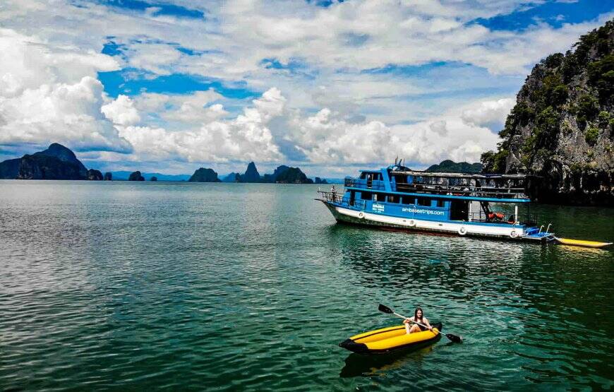 Phang Nga Bay Relaxing Sunset Cruise with Lunch and Dinner